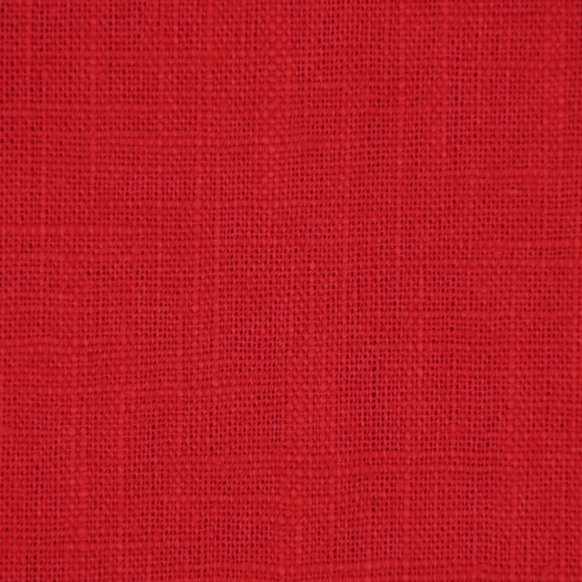 Leinenstoff mit Baumwolle vorgewaschen einfarbig rot 1,40m Breite