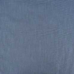 Leinenstoff mit Baumwolle vorgewaschen einfarbig jeans blau 1,40m Breite