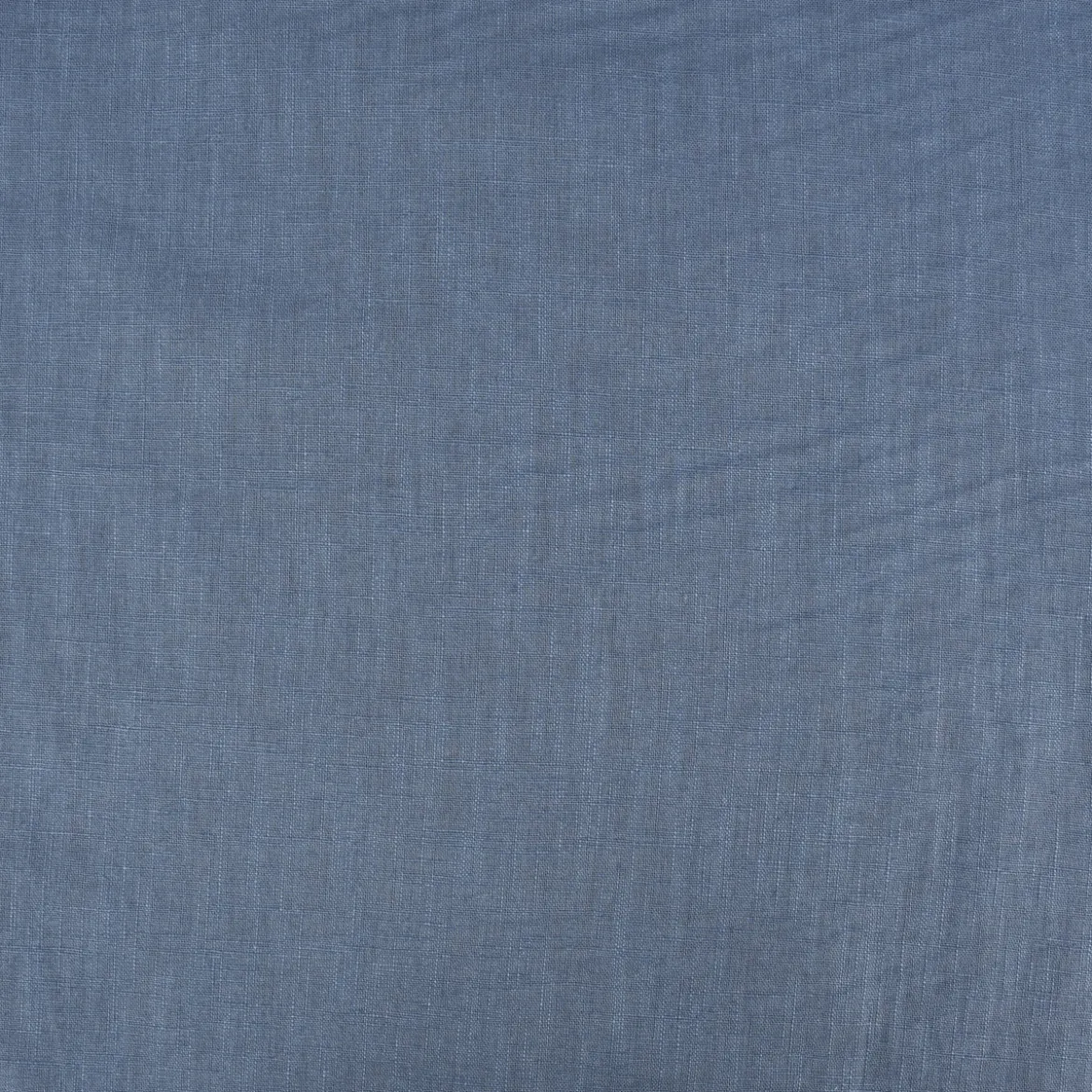 Leinenstoff mit Baumwolle vorgewaschen einfarbig jeans blau 1,40m Breite