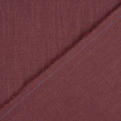 Leinenstoff mit Baumwolle vorgewaschen einfarbig pflaume 1,40m Breite