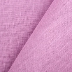 Leinenstoff mit Baumwolle vorgewaschen einfarbig pink 1,40m Breite