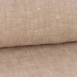 Leinenstoff Reinleinen 100% Linnen Georgio uni camel beige meliert 1,37m Breite
