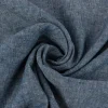 Leinenstoff Reinleinen 100% Linnen Georgio uni jeansblau meliert 1,37m Breite
