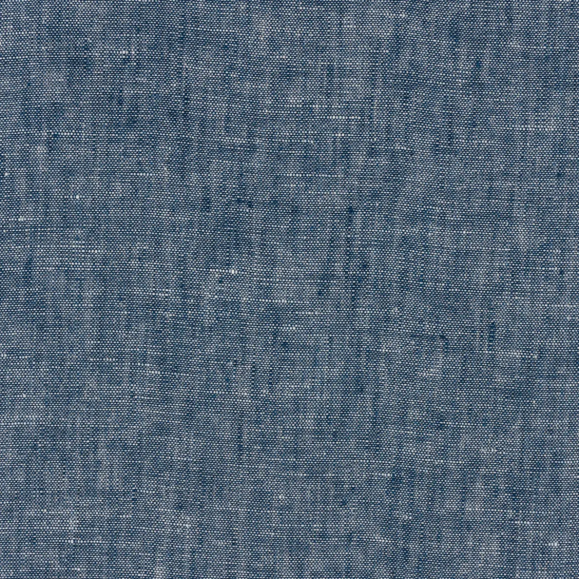 Leinenstoff Reinleinen 100% Linnen Georgio uni jeansblau meliert 1,37m Breite