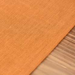 Leinentischläufer Tischläufer Erik 1-lagig 47x150cm dunkelgelb ocker