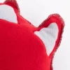 Leschi ® Kuschelkissen Fuchs Paco groß rot grau schwarz 40x40x17cm