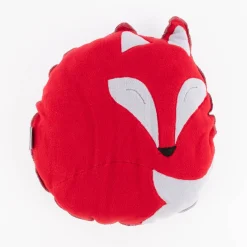 Leschi ® Kuschelkissen Fuchs Paco groß rot grau schwarz 40x40x17cm