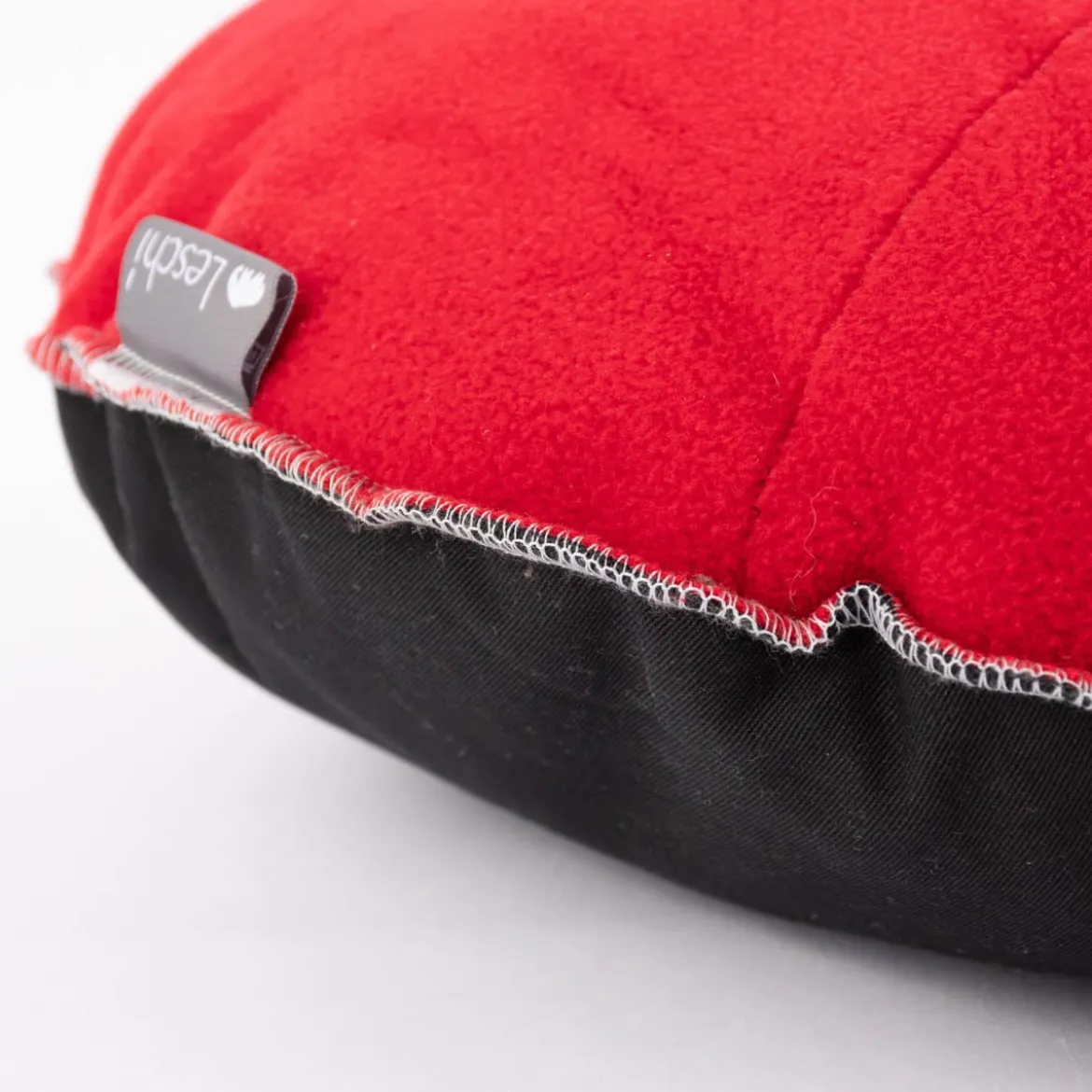 Leschi ® Kuschelkissen Fuchs Paco groß rot grau schwarz 40x40x17cm