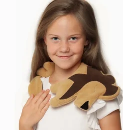 Leschi Wärmekissen Löwe braun – Wärmekissen mit 100% Bio-Weizenfüllung
