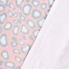 Lillestoff Bio Baumwollstoff Leo Pastell Mini Exotic rosa weiß blau 1,5m Breite