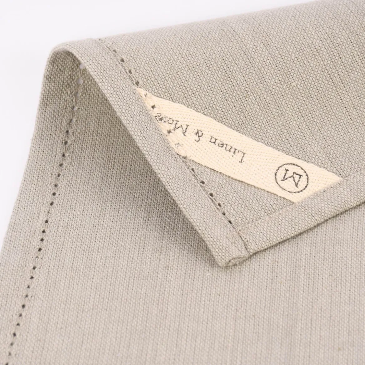 Linen & More 3er Set Geschirrtücher Indi einfarbig natur 50x70cm