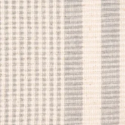 Linen & More Platzsets und Servietten Suzy Streifen 8er Set hellgrau creme