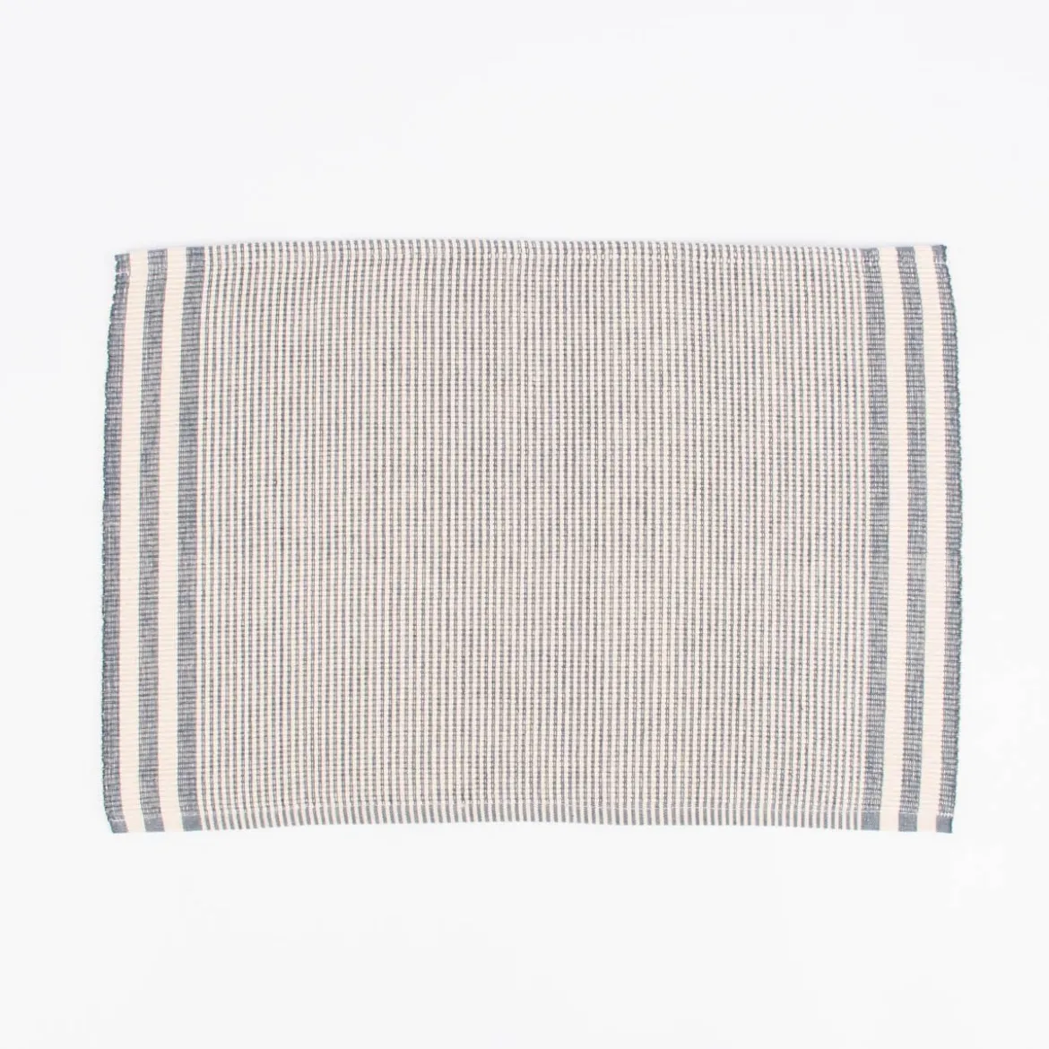 Linen & More Platzsets und Servietten Suzy Streifen 8er Set indigo blau creme