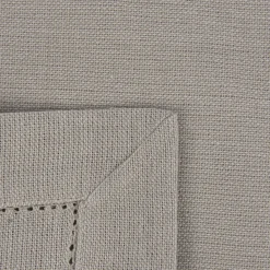 Linen & More Tischdecke Indi einfarbig natur 140x250cm
