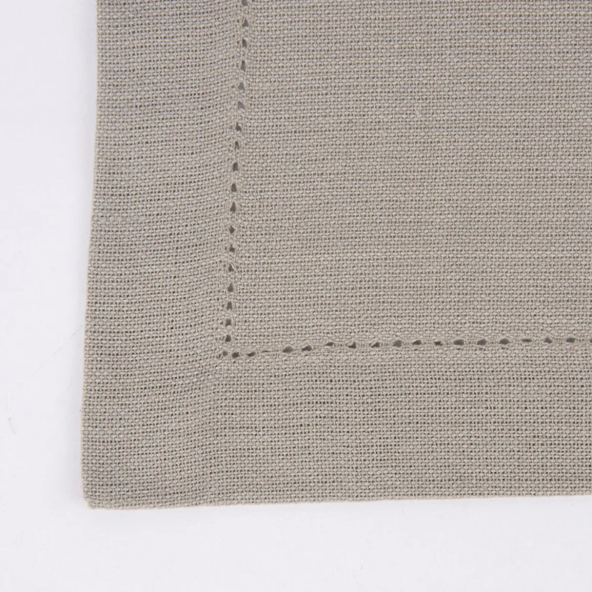 Linen & More Tischdecke Indi einfarbig natur 140x250cm