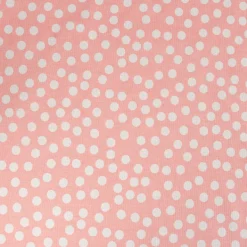 Linen & More Tischläufer Punkte rosa weiß 50x140cm