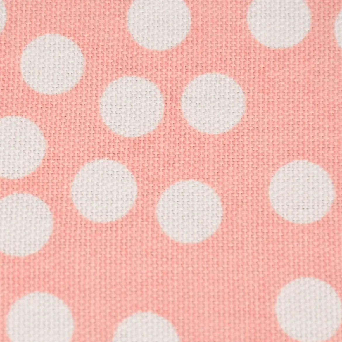 Linen & More Tischläufer Punkte rosa weiß 50x140cm