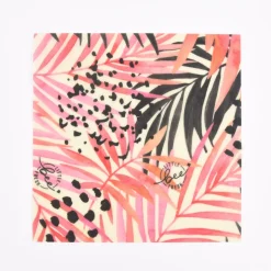 Little bee Fresh Bio Bienenwachstuch Pink Jungle-Motiv verschiedene Größen