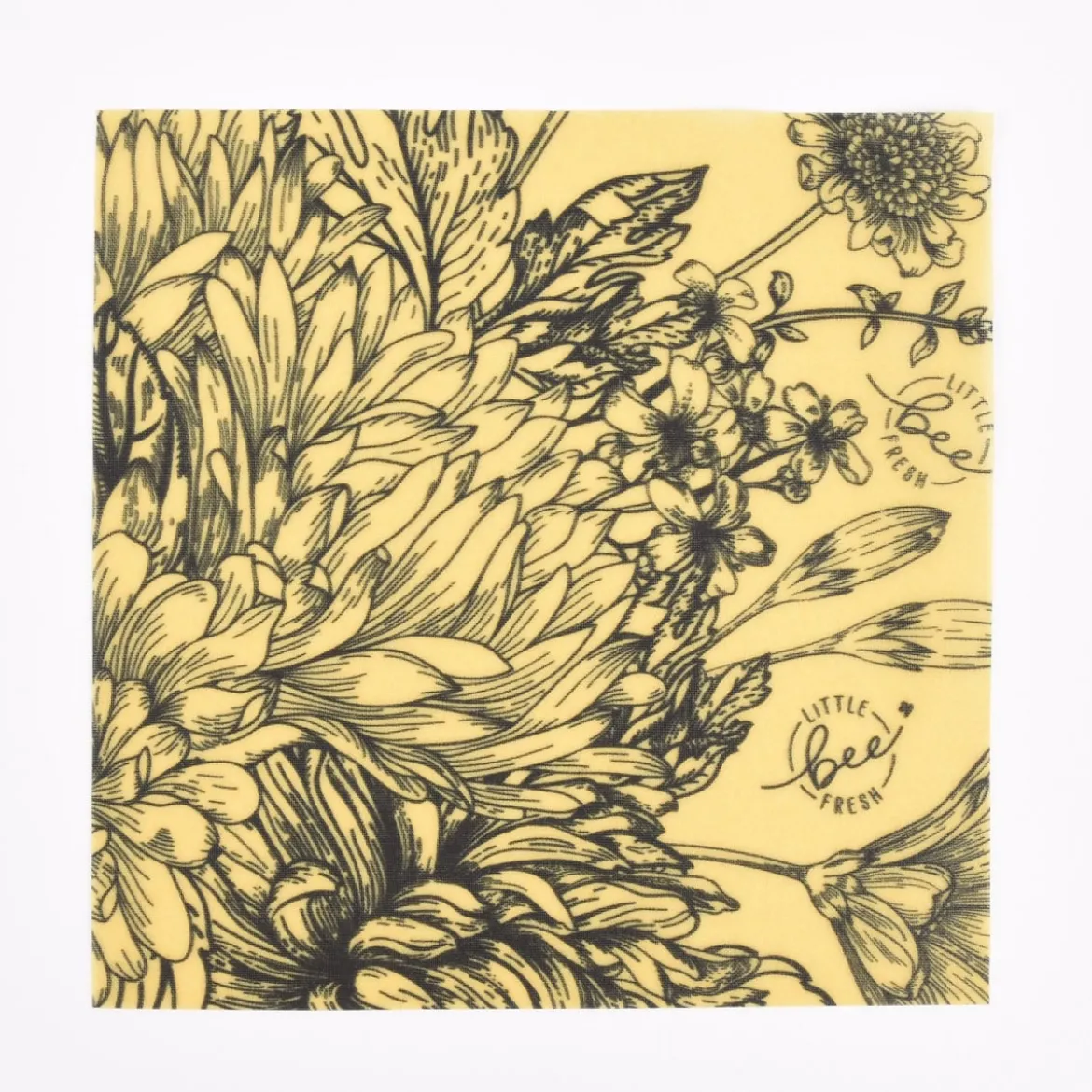 Little bee Fresh Bio Bienenwachstuch Blumenwiesen-Motiv verschiedene Größen