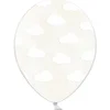 Luftballon Wolken transparent weiß 6 Stück