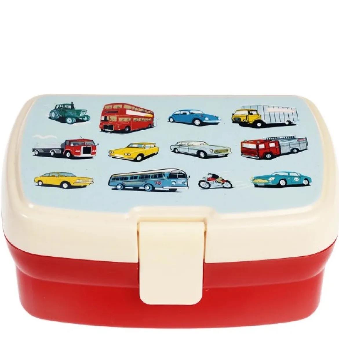 Lunchbox mit herausnehmbarem Fach Road Trip 17,5x13x7cm von Rex London