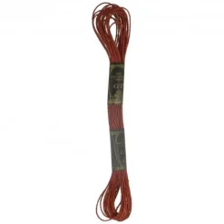 Lurex Stickgarn rot 8m