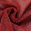 Lurexstoff Glitzerstoff Faschingsstoff elastisch Glitzer rot schwarz 1,5m Breite