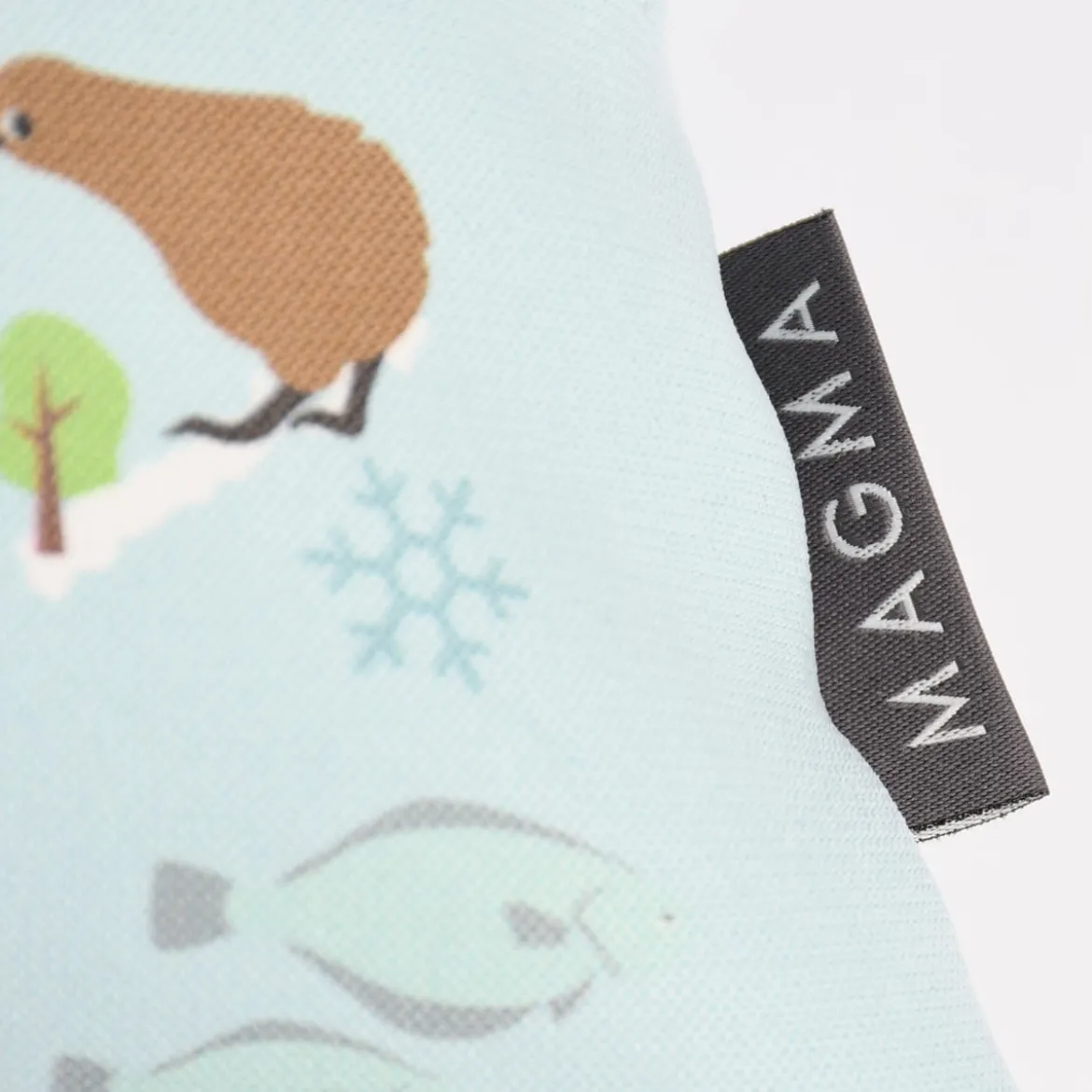 Magma Deko Kissen WORLD hellblau bunt 40x60cm
