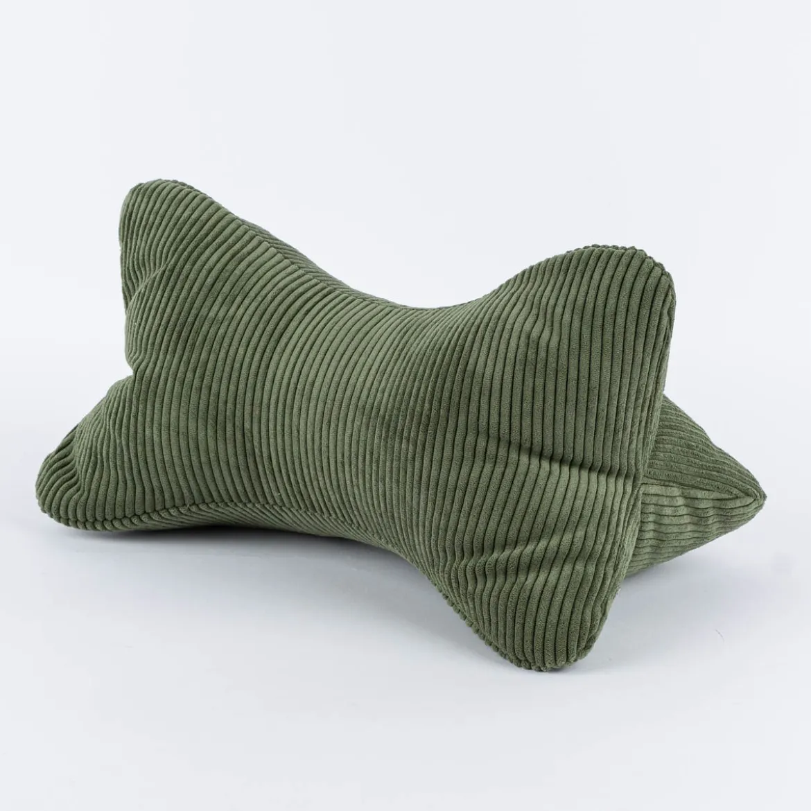 Magma Leseknochen Nackenkissen Cord grün 42x22cm