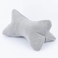 Magma Leseknochen Nackenkissen Cord grau 42x22cm