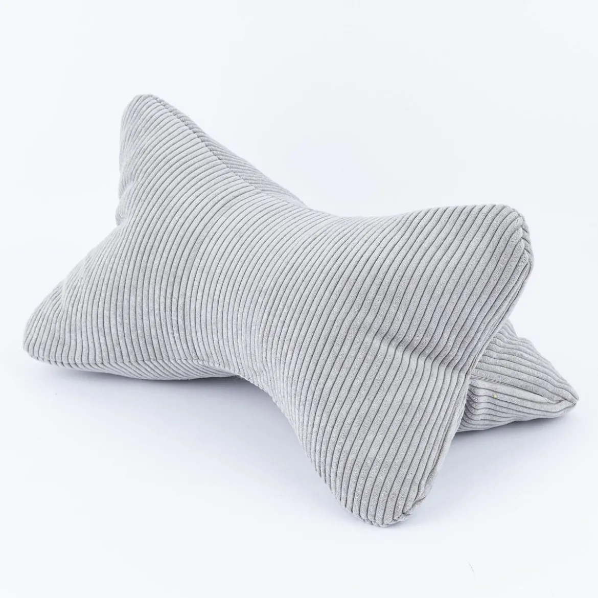 Magma Leseknochen Nackenkissen Cord grau 42x22cm