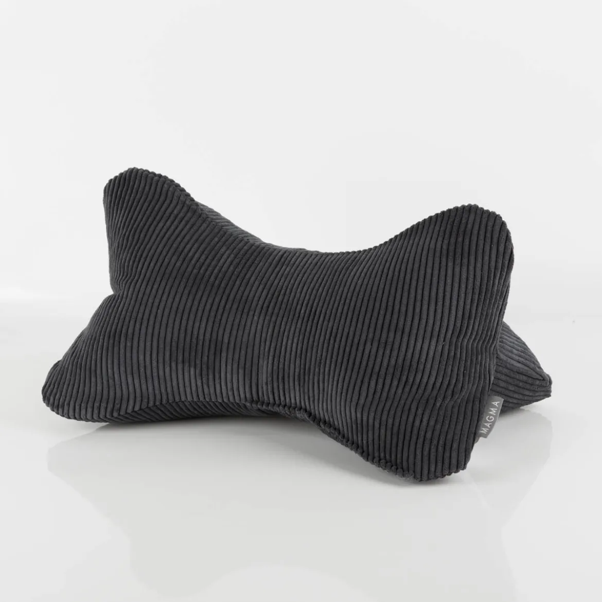 Magma Leseknochen Nackenkissen Cord anthrazit 42x22cm