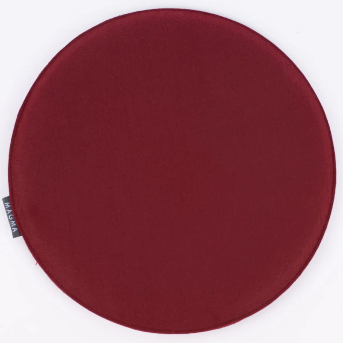 Magma Stuhlkissen AVARO Filz rund wein rot 35x2cm