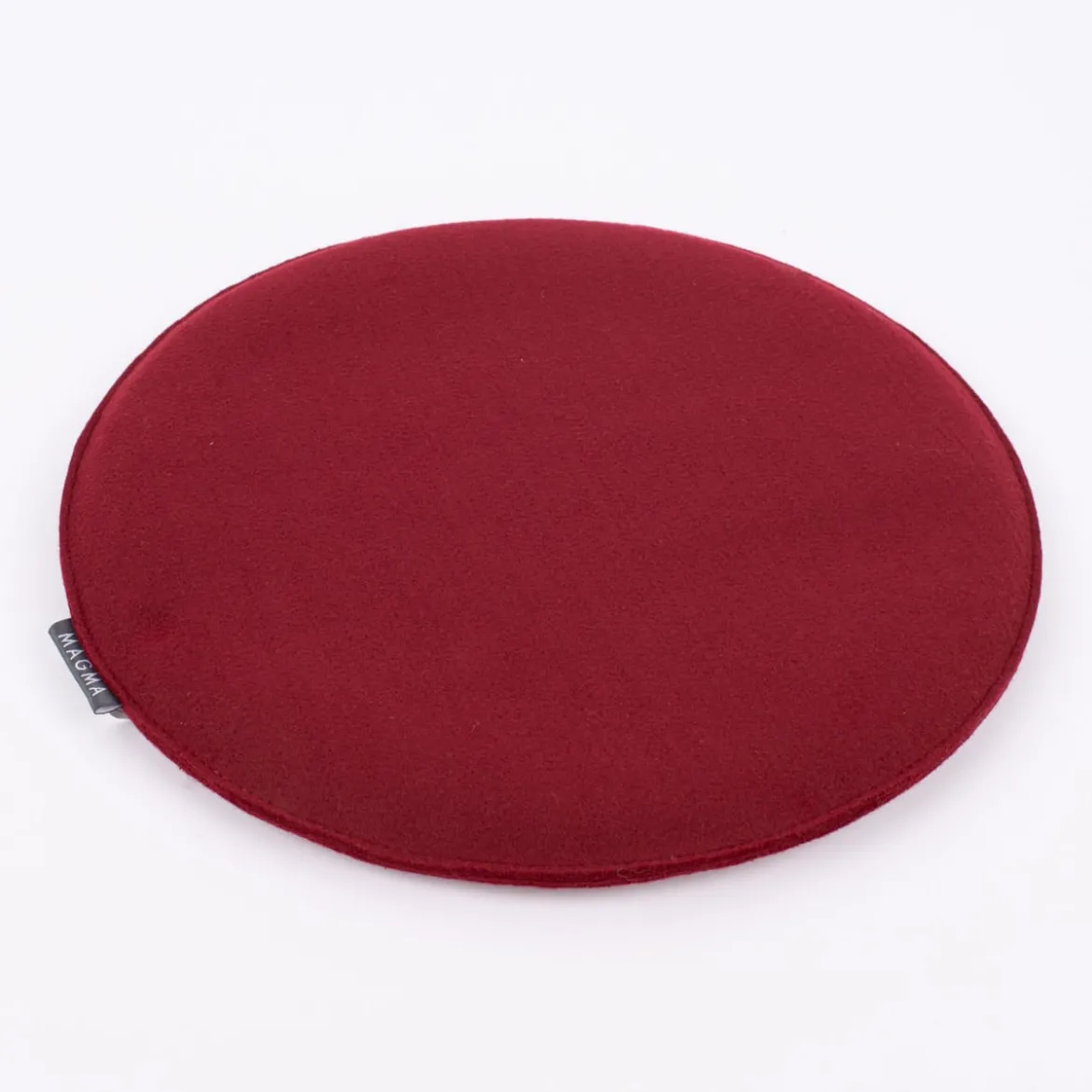 Magma Stuhlkissen AVARO Filz rund wein rot 35x2cm