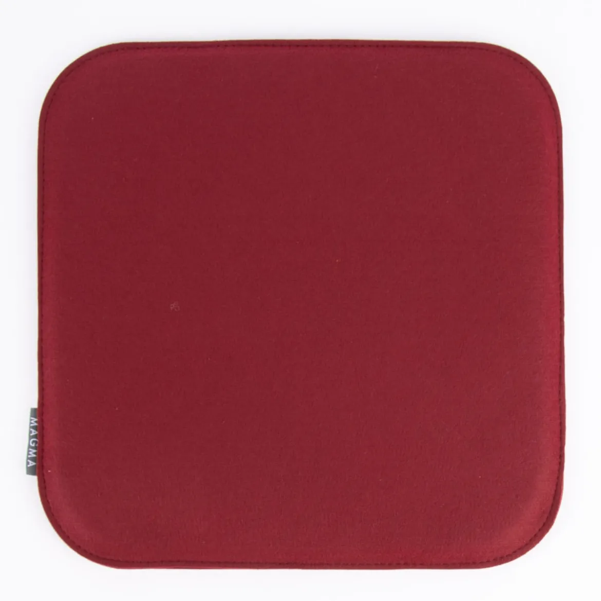 Magma Stuhlkissen AVARO Filz eckig weinrot 35x35x2cm