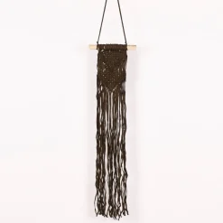 Makramee Wandhänger Boho Chic braun 24x48cm