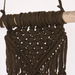 Makramee Wandhänger Boho Chic braun 24x48cm