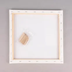 Maler Leinwand blanko Canvas mit Holzrahmen 30x30cm