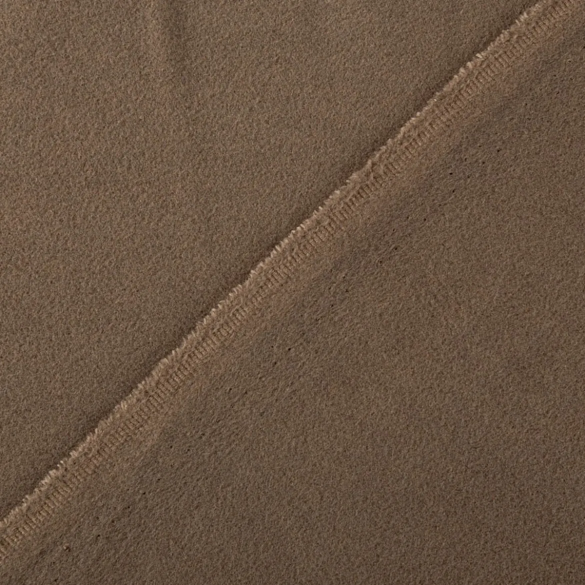 Mantelstoff Softcoat uni taupe 1,50m Breite