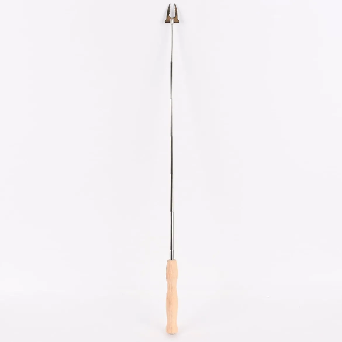 Marshmallow-Stick teleskopisch mit Holzgriff 18-80cm