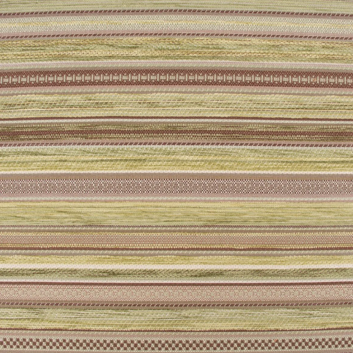 Möbelstoff Bezugsstoff Chenille KRUMBACH Streifen grün beige 140cm Breite