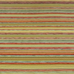 Möbelstoff Bezugsstoff KRUMBACH Streifen rot blau braun grün beige