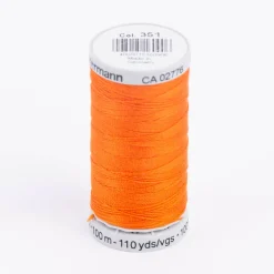 Möbelstoffgarn Nähfaden Nähgarn Extra Stark Gütermann Farbnr. 351 orange 100 Meter/Spule
