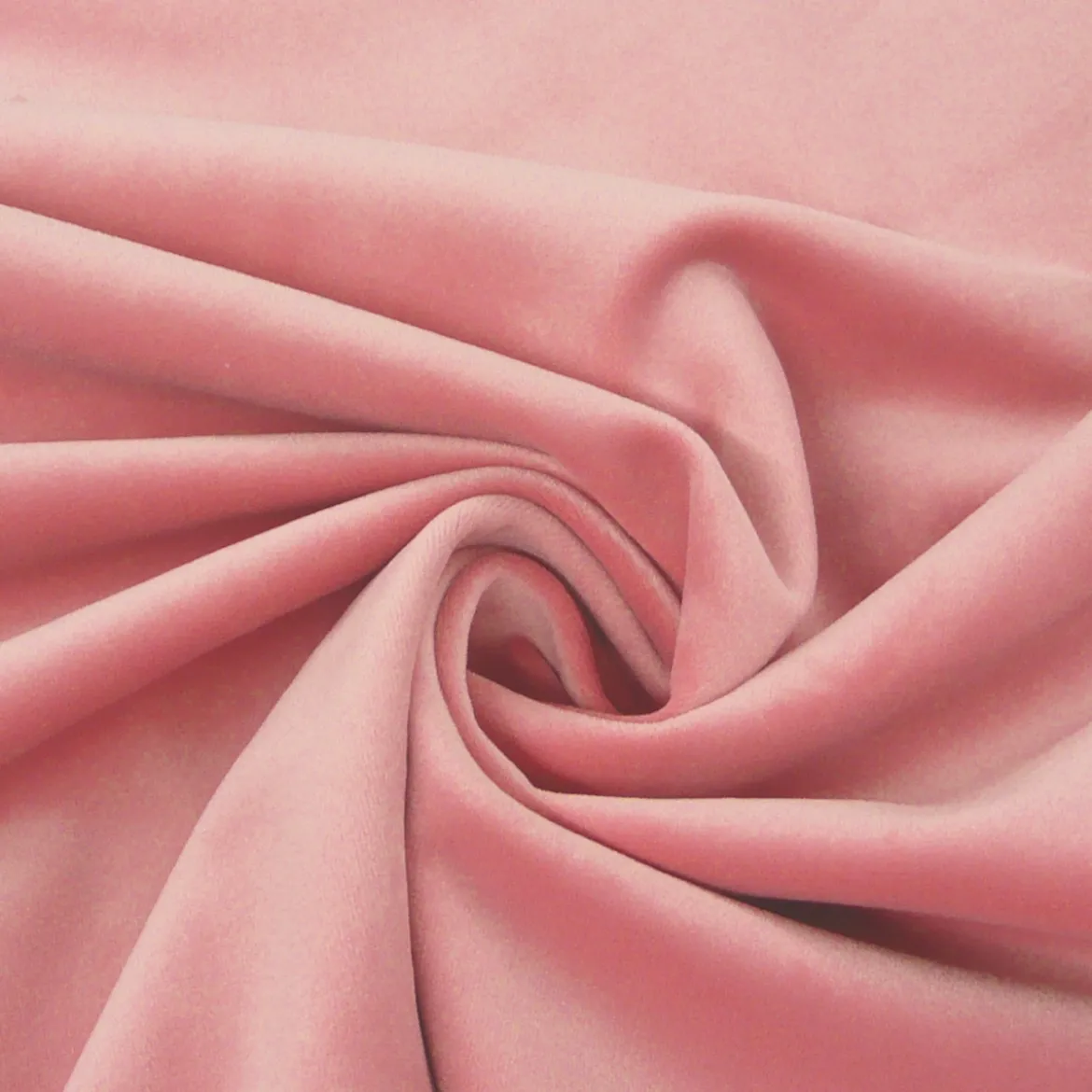 Möbelstoff Polsterstoff Bezugstoff Samtstoff Samt pastell rosa 1,40m breit