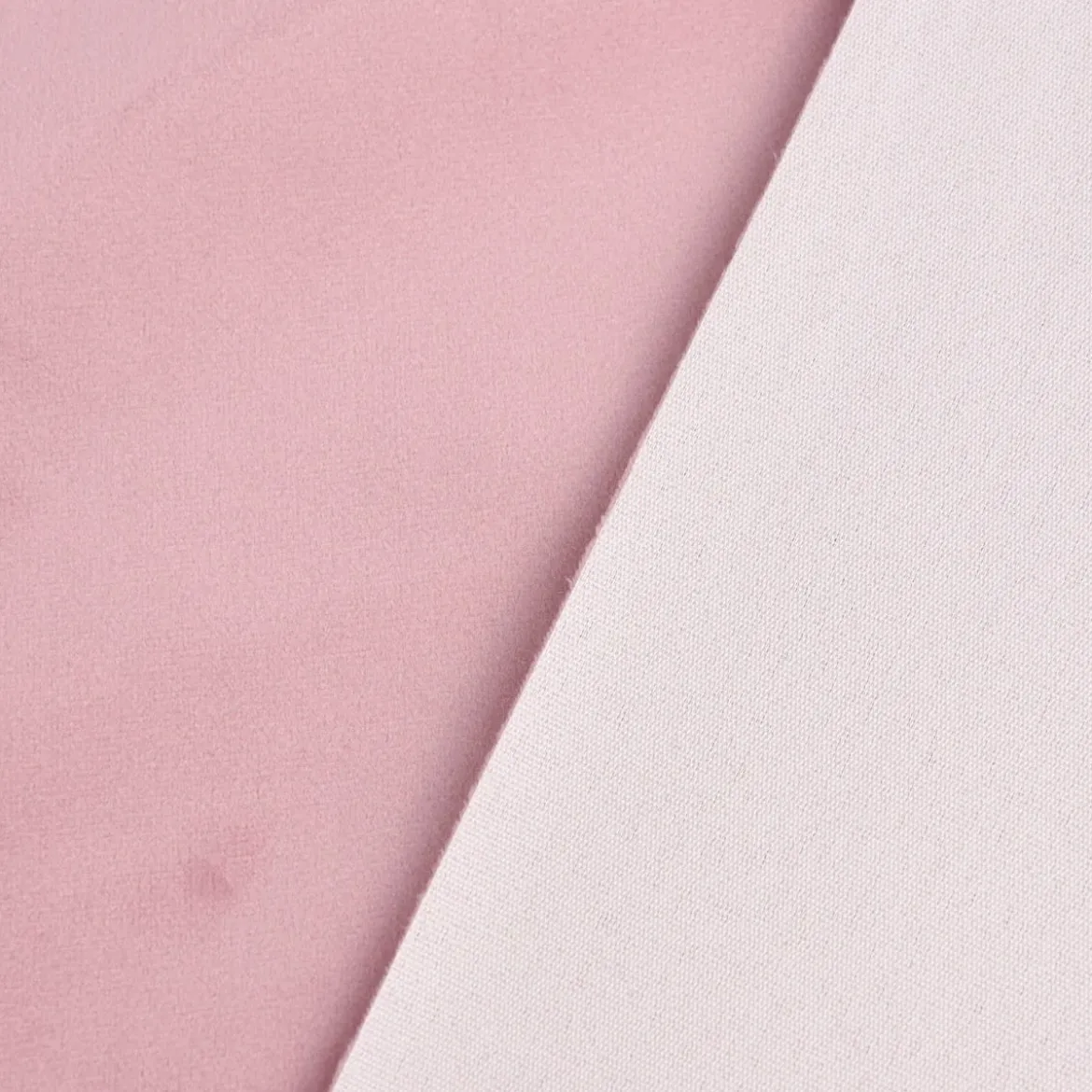 Möbelstoff Polsterstoff Bezugstoff Samtstoff Samt Le Velvet pastell rosa 1,40m breit