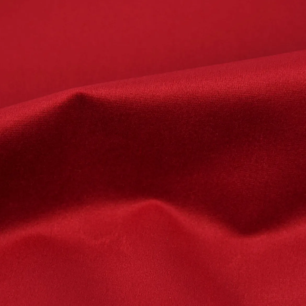 Möbelstoff Polsterstoff Bezugstoff Samtstoff Samt Le Velvet rot 1,40m breit