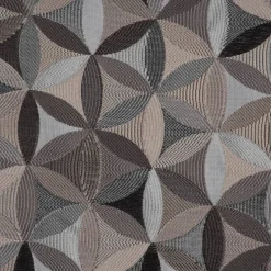 Möbelstoff Polsterstoff Dekostoff AURA Retro Blumen grau 1,40m Breite