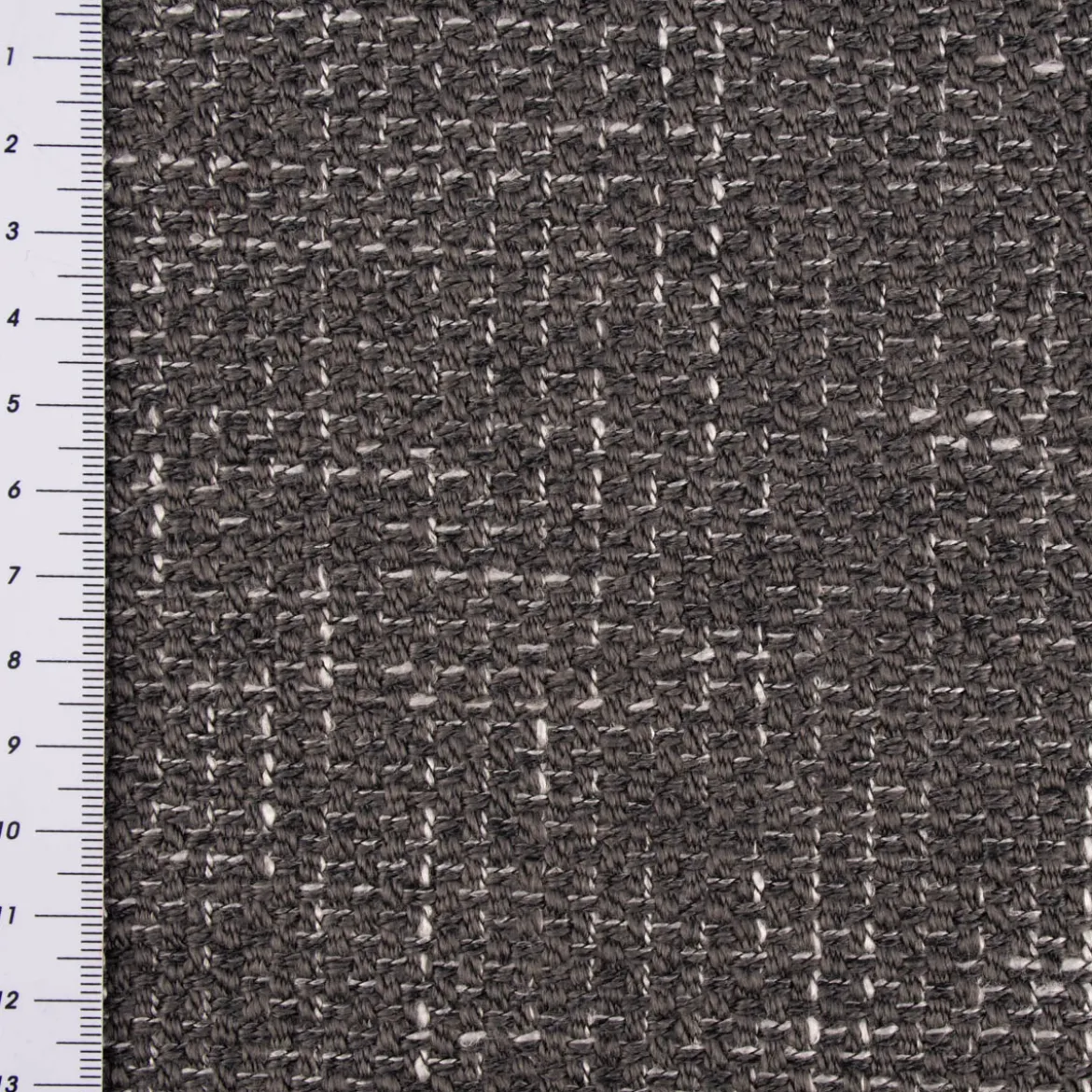 Möbelstoff Polsterstoff Mercury Struktur-Optik anthrazit grau 1,43m Breite