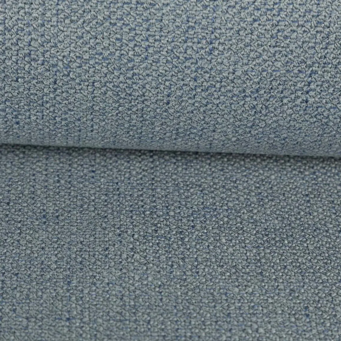 Möbelstoff Polsterstoff Mercury Struktur-Optik blau 1,43m Breite