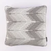 Möbelstoff Polsterstoff OLIMPIA Zickzack Chevron grau 1,40m Breite